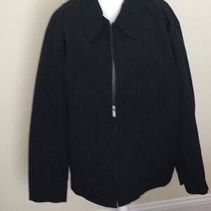 Claiborne men’s black lightly insulated quilted size XXL /XXG used great cond.